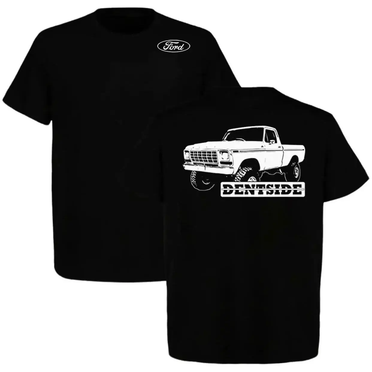 Vintage 1978–1979 Ford Dentside 4x4 2-Sided T-Shirt, Classic Pickup Truck Graphic Tee
