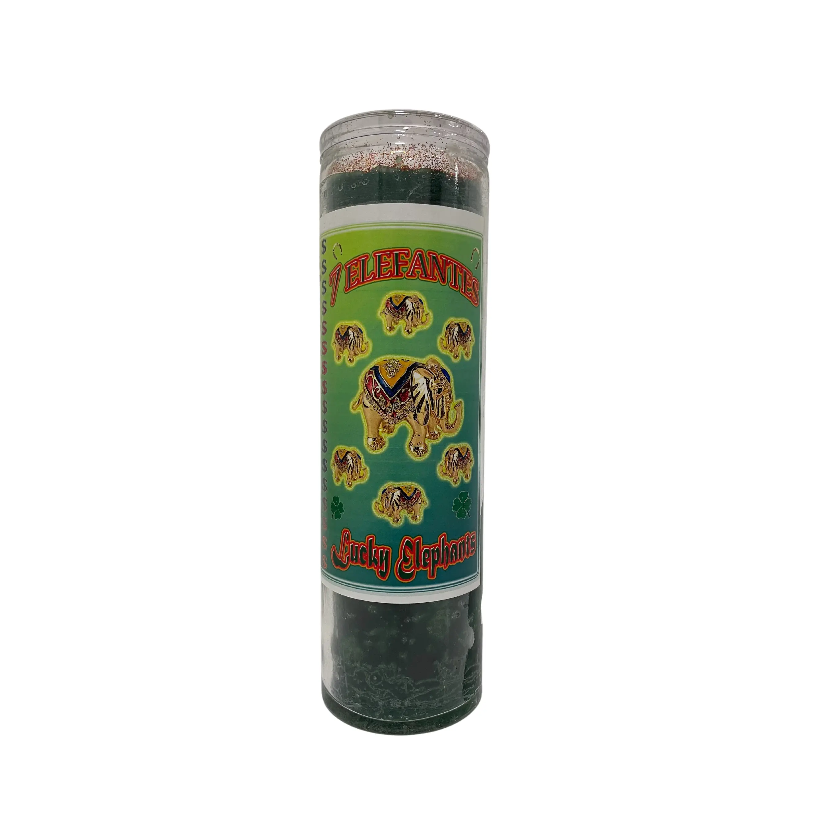 7 LUCKY ELEPHANT PREPARED RITUAL CANDLE / ELEFANTE DE LA SUERTE