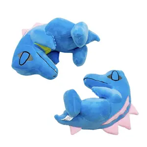 New 30cm Sleeping Totodile Plush Toys Cute Soft Stuffed Anime Pillow Dolls For Kid Birthday Christmas Gift