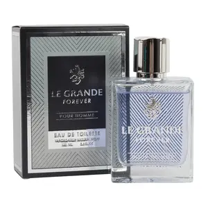 Le Grande Forever Pour Homme Eau De Toilette Natural Spray Cologne for Men 100ml/3.4fl.oz. - Fragrance for Men