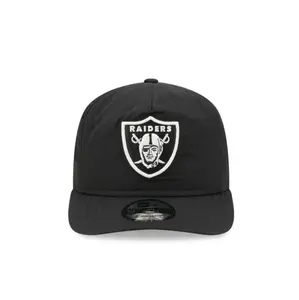 Las Vegas Raiders 19TWENTY Adjustable Hat, Nylon Snapback Cap, NFL Team Baseball Cap for Men & Women, Black