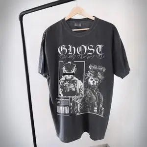 Vintage Styled Modern Warfare Ghost, Retro 90s, Modern Warfare, Simon Riley, Call of Duty Unisex Tee
