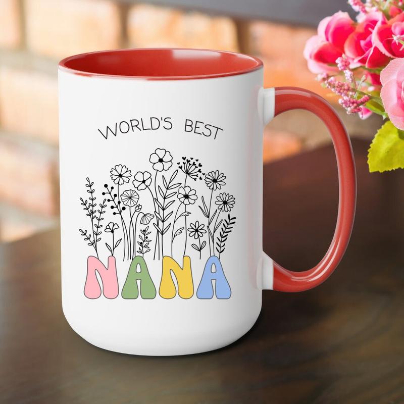 Nana Mug, Nana Gift Mug, Nana Mothers Day Gift, Gigi Mug, Gift Grandmother Mug, Garden's Nana Mug, Novelty Coffee Mug, Gifts For Grandmother Gigi, 11 15oz Ceramic Cup, Gifts For Birthday