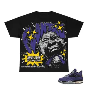 lakers 4s T-Shirt Never Quit Graphic, Shirt To Match sneaker Streetwear Graphic Shirt Men Women