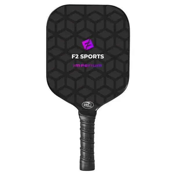 F2 Sports Graphite Pickleball Paddle Purple - Colorful Design for Sports Enthusiasts