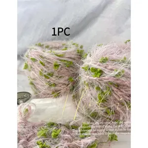 1 PC Mohair Toothbrush Yarn for Crochet & Knitting, Premium Accessory Yarn for Chanel-Style Bags, Scarves & Sweaters, Ideal for DIY Handcraft Projects