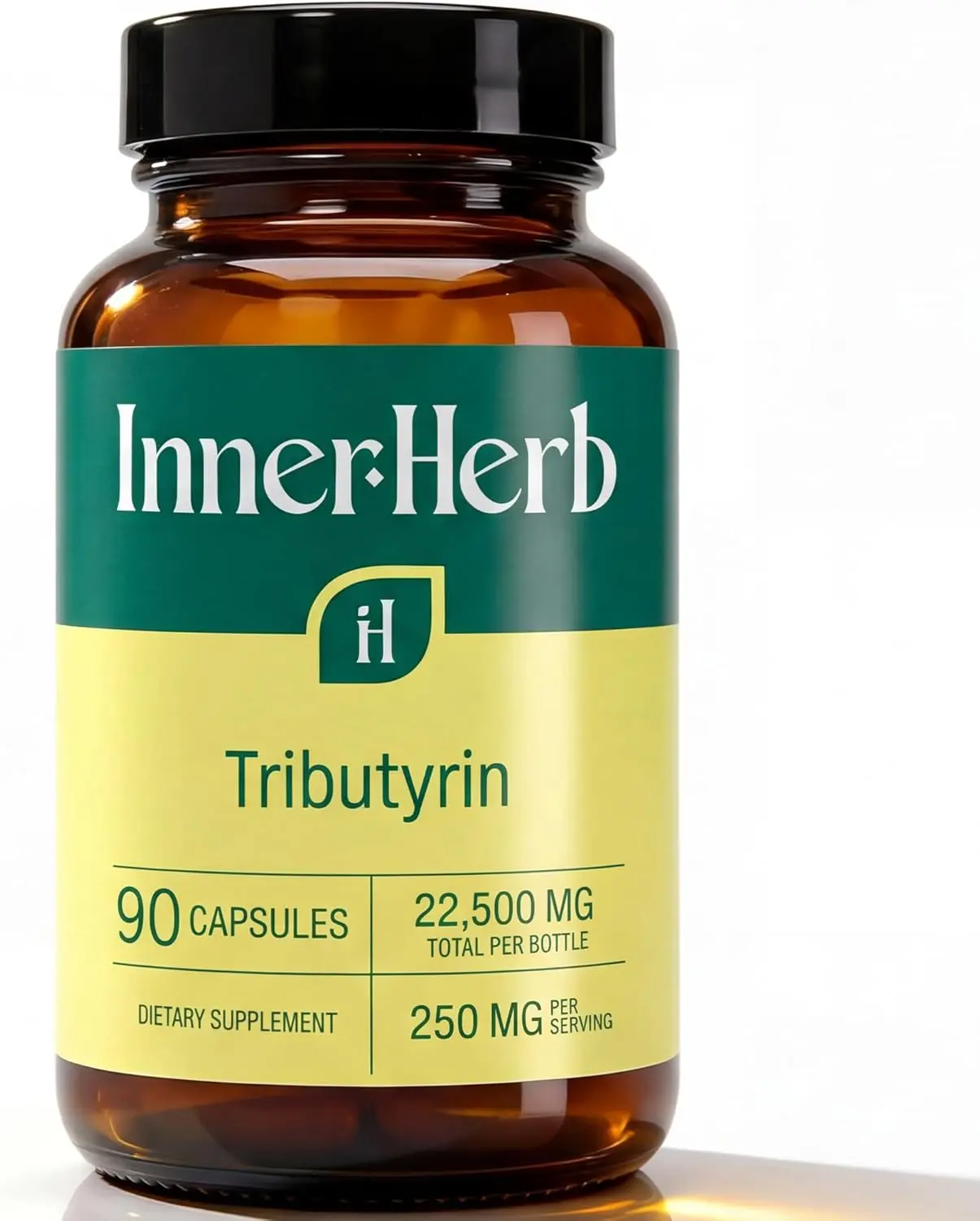 Tributyrin 250 mg Capsule Supplement for Daily Use - Supplement for Adults (90 Capsules, 90 Servings)