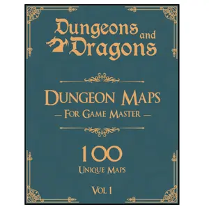 Dungeons and Dragons Dungeon Maps for Game Masters Vol 1: 100 Unique Maps and Background Stories for TTRPG's