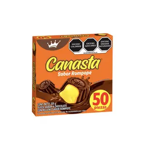 Canasta Chocolate Rompope La Corona 50 Count