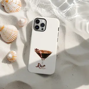 Vintage Cowgirl Espresso Martini Compatible with iPhone 17 Pro Max 16 15 Plus 14 13 12 11 AIR XS XR Phone Case Hard Shell Rugged Phone Case Anti-scratch Shockproof Frosted Protective Cover Waterproof Outer Layer Durable Shell gift for her
