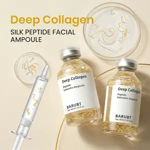 [BARUBT] 2pcs Intensive Silk Lifting Ampoule with Peptides & Deep Collagen. At-Home Face-Lift Serum for Anti-Aging, Plumping, and Smoothing. Firming Daily Skincare Routine