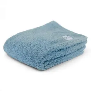 Classic Chenille Baby Blanket - Powder Blue