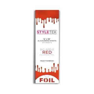 Heavy Emboss | 5" x 16" XL Coloring Foil | 200 Sheets | STYLETEK