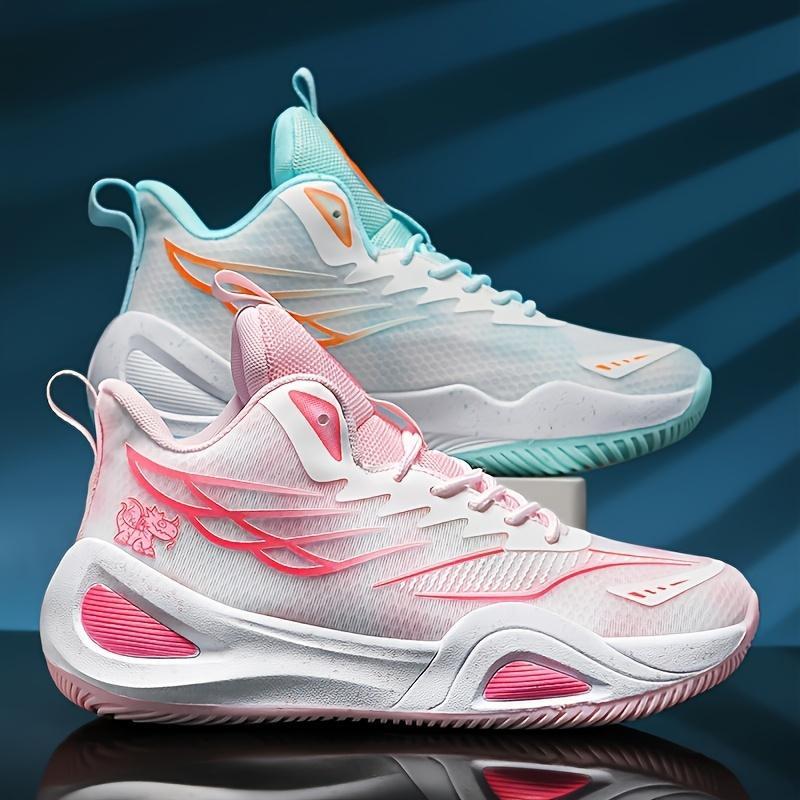 Couple's street-style basketball shoes, professional and stylish low-top design, non-slip, breathable and wear-resistant, suitable for indoor games, casual sports training, and all seasons.
