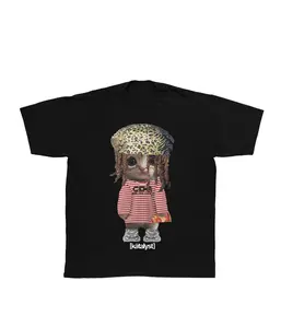 CHE KITTY T-Shirt Casual Classic, Regular fit gift for Him sand Her Menswear Top