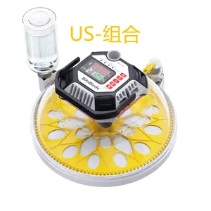 18-Egg Smart Incubator with Auto Turning & Humidity Control Built-in Candler Stops Turning Before Hatch Easy Backyard Hatching Machine for Chicken Duck Quail Goose Eggs