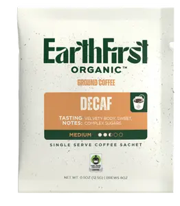Organic Certified Swiss Water Processed Decaf Coffee Sachet