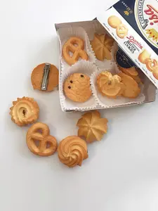 Cute Cookie Shaped Hair Clips, Hairclip, Creative Hair Accessories for Women & Girls, Minimalist Headwear Suitable for Thick Hair, Flower Hair Clip