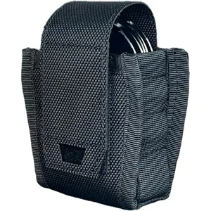 Heavy Duty Molle Handcuff Pouch -- Perfect Handcuff Case for Duty Belt or Molle Handcuff Pouch for Vest -- Compatible with ASP Handcuffs/Hinged Handcuffs/Chain Handcuffs/Folding Rigid Handcuffs