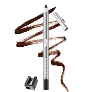 Smooth Waterproof Eyeliner Pencil, Rich Color & Highly Pigmented, Creates Sharp Winged Eye Looks and Soft Glam Styles. All-day Wear Longwear Gel Formula, Smudge Resistant, Ideal for Waterline, Lash Line and Everyday Natural Glam Makeup