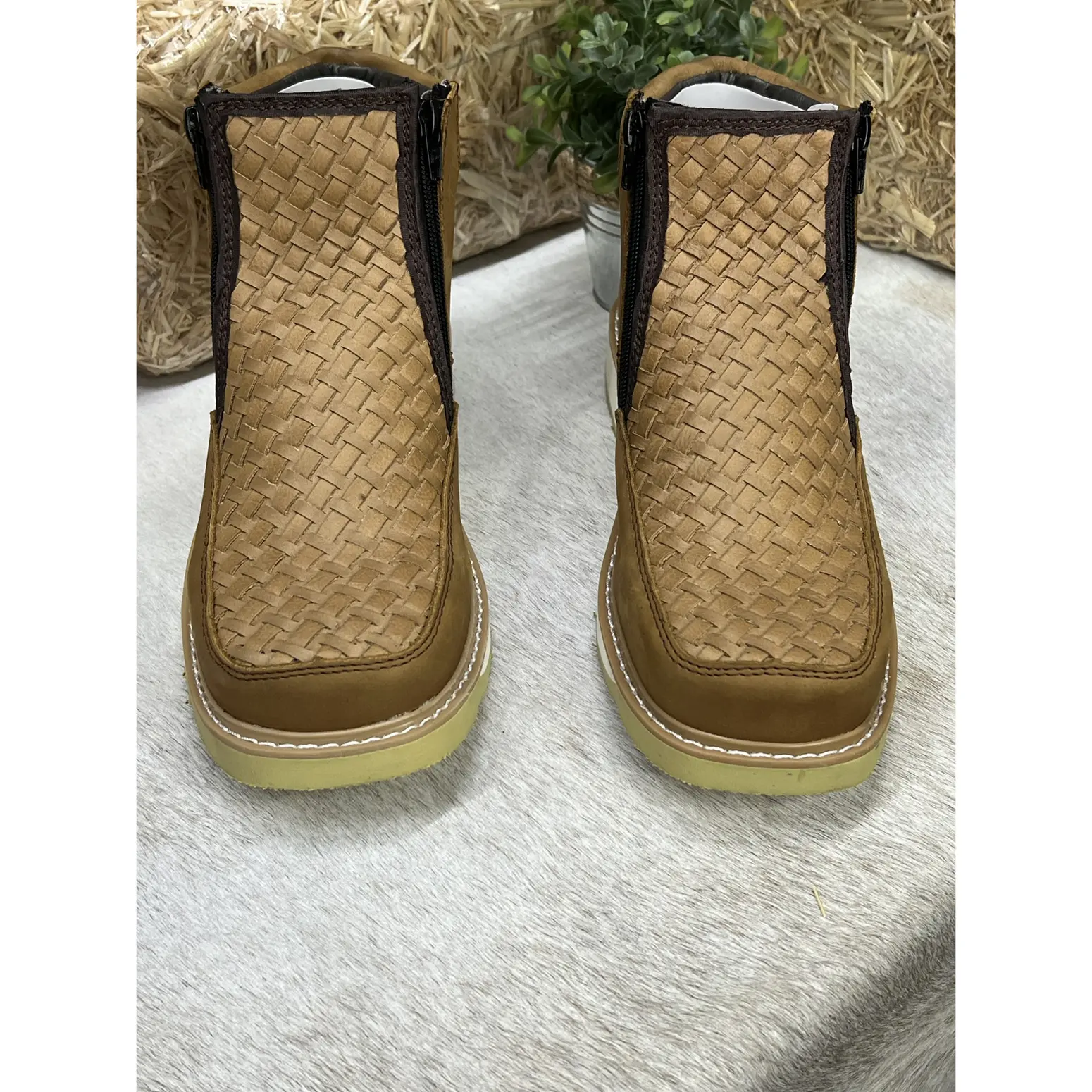 Men Shoes Artesanal Italy Tabaco Suela Pisteche