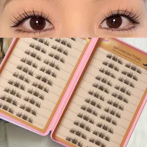 144pcs Self-Adhesive False Eyelashes, Waterproof, Long-Lasting 12 Hours, Ultra Soft, Reusable, Ideal for Daily Use, Beginners Friendly
