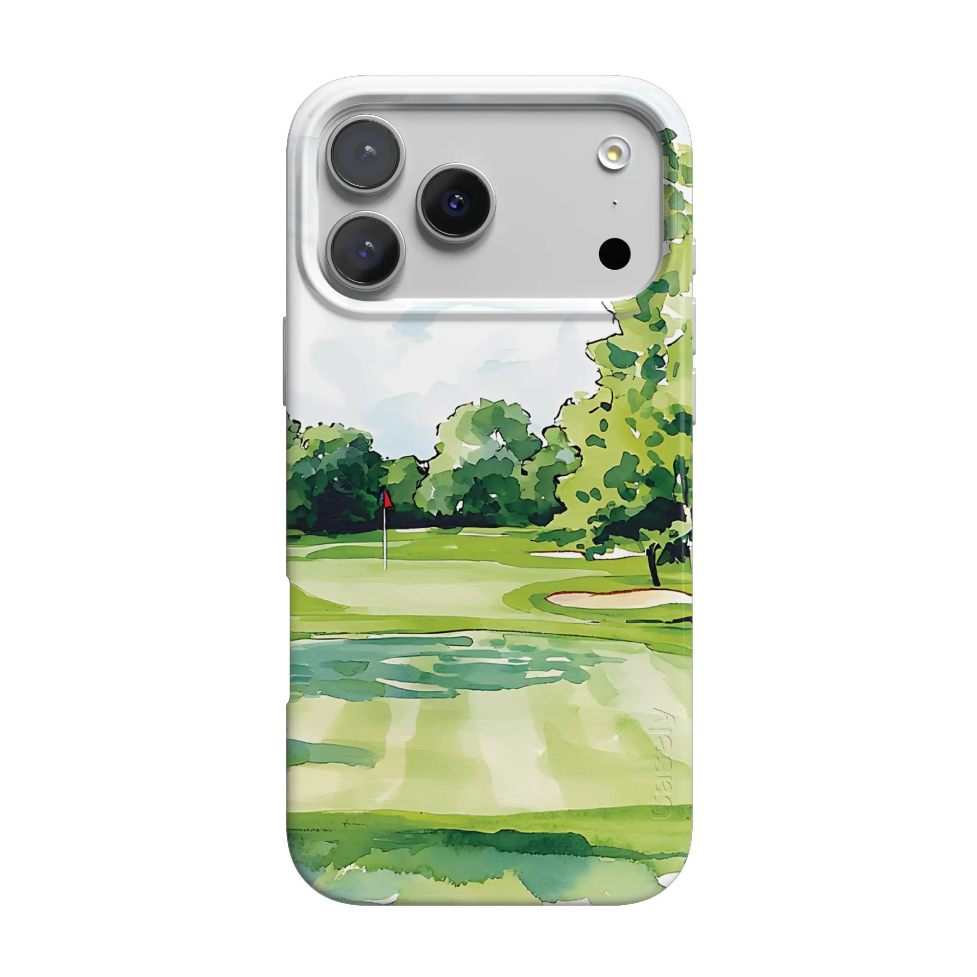 Casely iPhone 17 Pro Case | Clubhouse | Tee Time | Compatible with MagSafe | Classic Ultra Thin Design