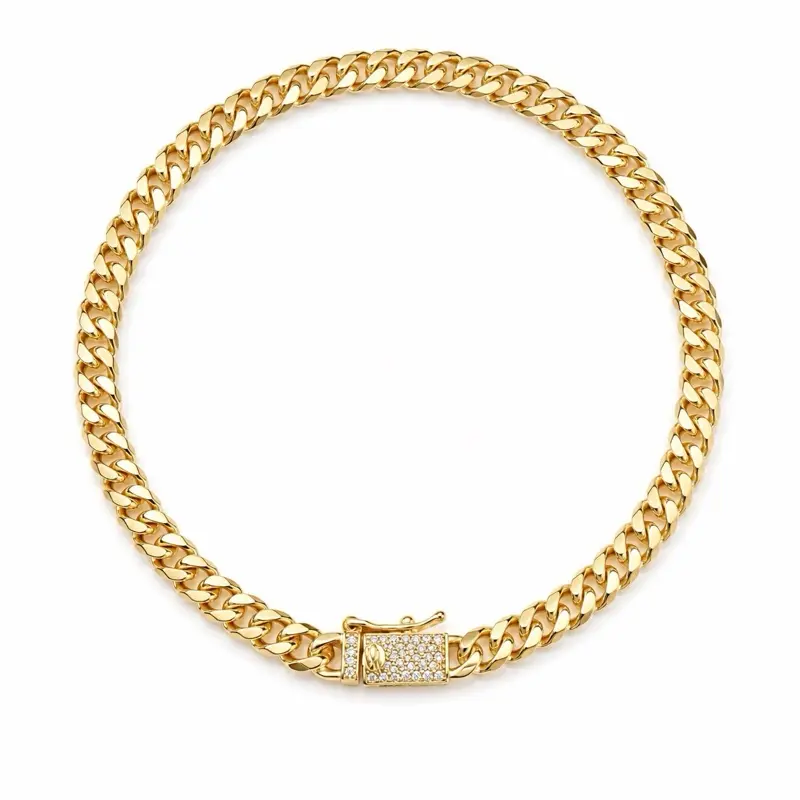 Monak Ankle 11 Inches Long Cod- Gold-Toned Chain Accessory ANK-8032
