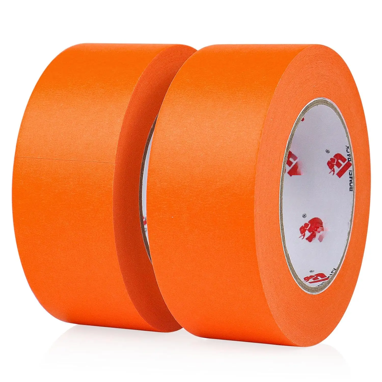 Painters Tape 2 inch, 2   Orange Masking Tape 2 inch x 55 Yards for Walls Painting, Labeling, DIY Crafting, Decoration and School Projects