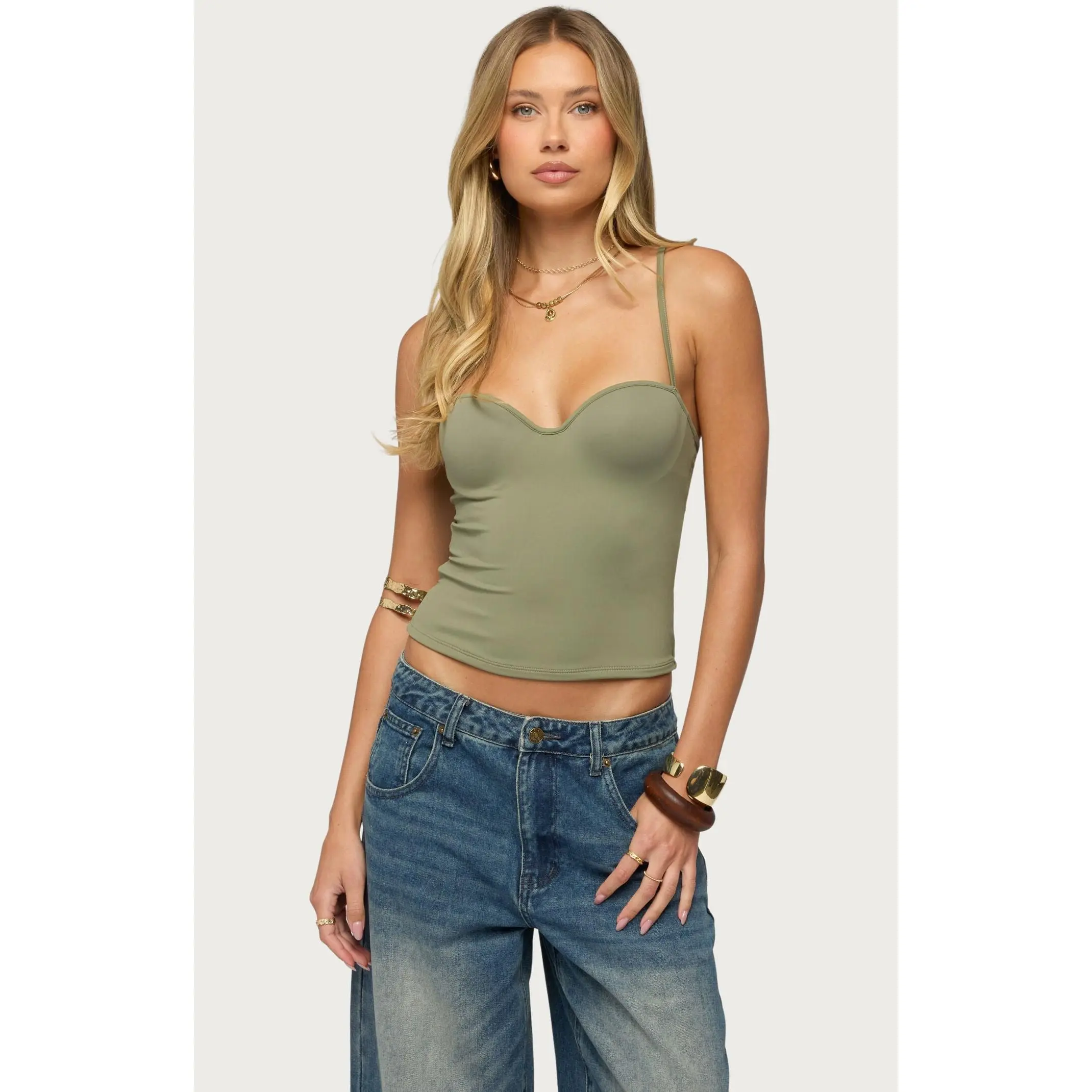Edikted Women's Aven Built In Bra Tank Top