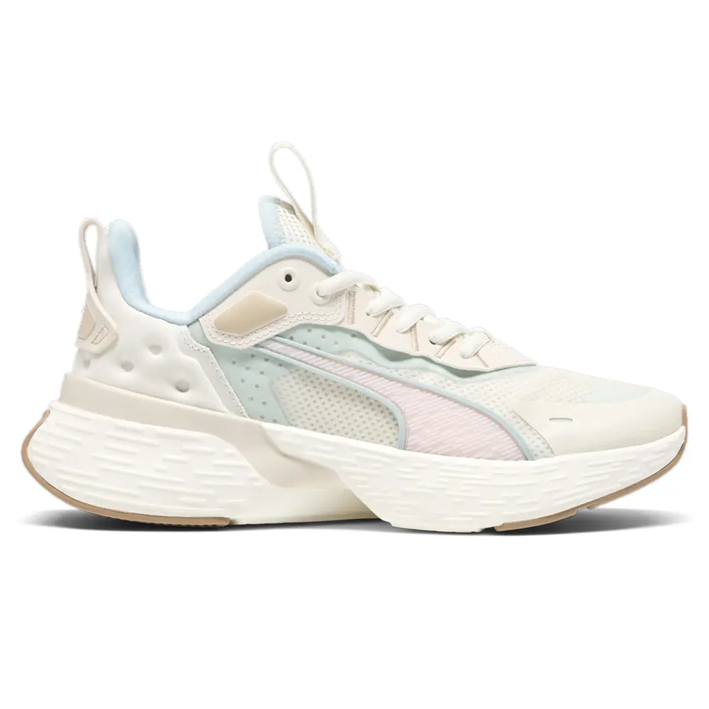 PUMA Womens Softride Sway Running Sneakers Shoes - Off White
