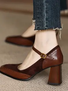 Women's Fashion High Heel Single Shoes, Sexy Elegant Classy Minimalist Formal Occasion Shoes, Comfortable Daily Wear, Casual Stylish Versatile Footwear, Rubber, High Heel Pumps