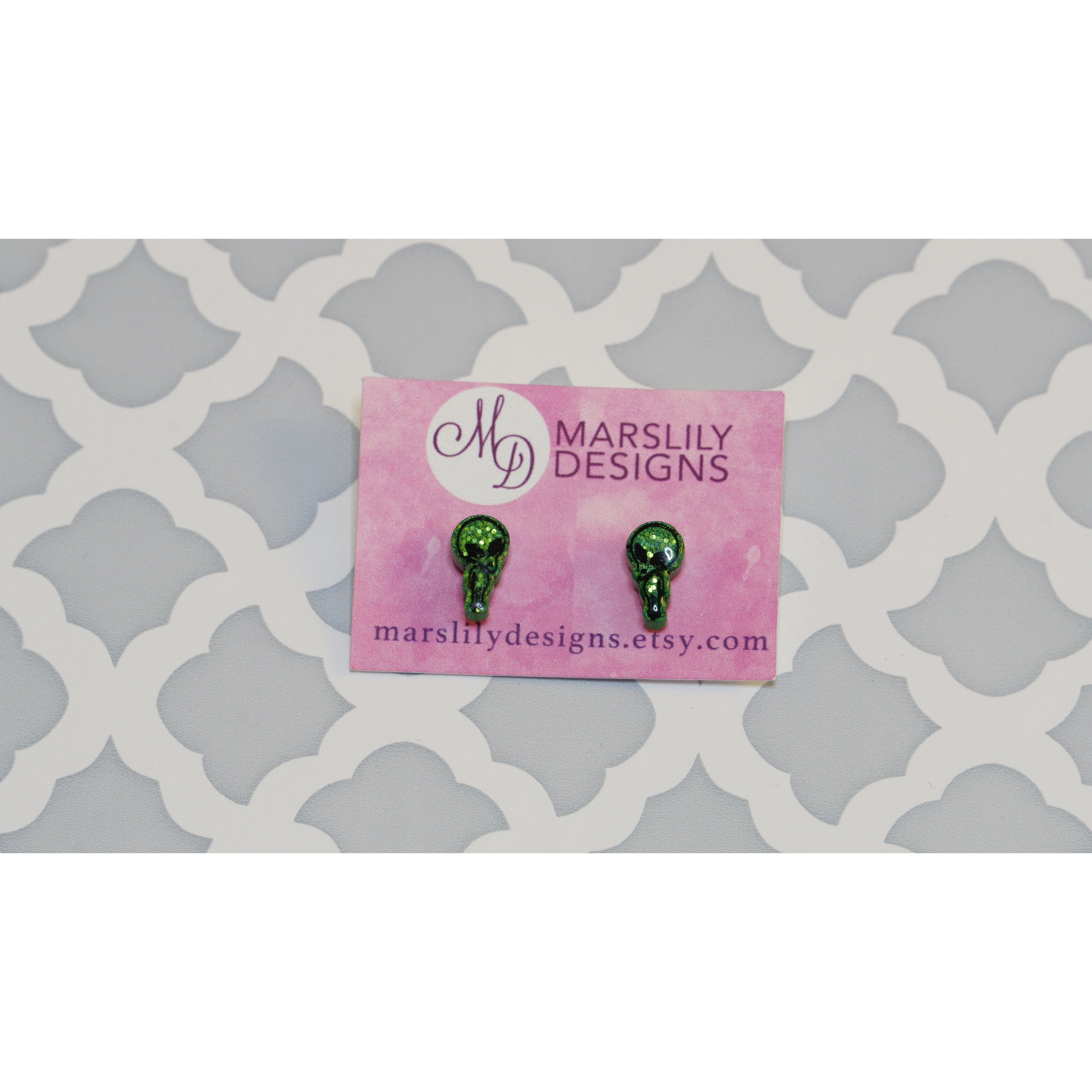 Alien Earrings