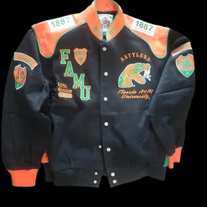 Florida A&M Rattlers Men's Race Jacket - HBCU FAMU Unisex Race Jacket