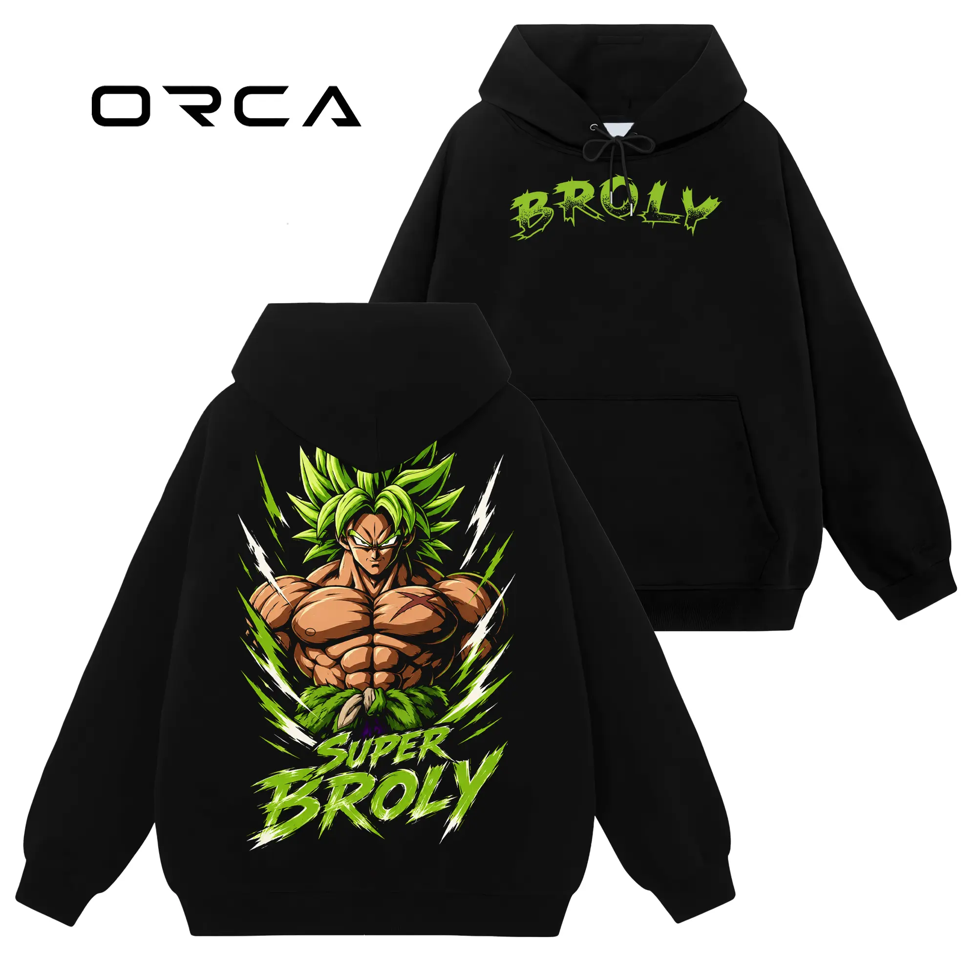 [Orca Fashion] Super Broly - Dragon Ball #65 Hoodie T-Shirt Sweatshirt, Retro Vintage Unisex Graphic 90s Cotton, Gift For Wibu, Anime Manga Y2K Streetwear