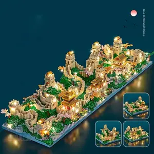 6502pcs Great Wall Building Set |   Vibrant 3D Model Kit, Durable ABS, Educational & Challenging, Ideal Gift for Birthday & Christmas