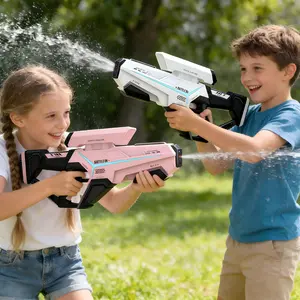 Electric Pulse Water Gun, Automatic Absorb Fast Fill, Strong Power, 750cc Large Capacity, Summer Outdoor Toy for Kids Adults