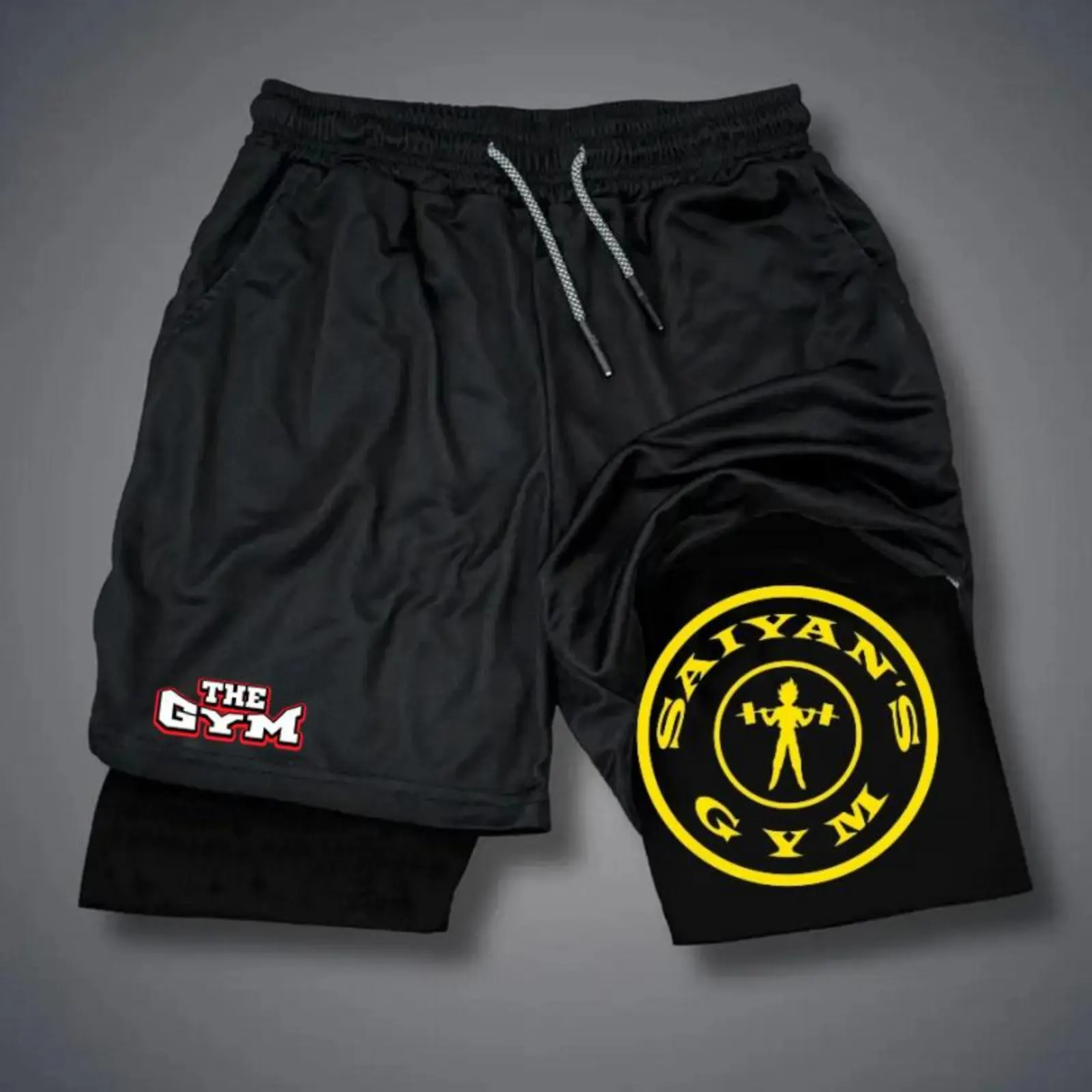 Saiyan Gym Shorts, Goku Gogeta Shorts, Dragon Ball Gym Shorts, Anime Lover