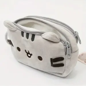 Cute Cat Design Pencil Case, 1 Count Soft Pencil Bag, Stationery Storage Bag, Pencil Case for Office, School, Home, Dormitory, Desk Accessories