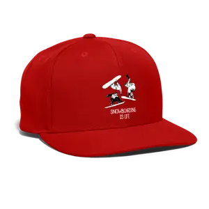 SIE CAPS "SNOWBOARDING IS LIFE" Original Snapback Baseball Cap