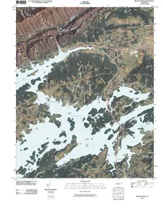 Bean Station Tennessee USGS Topographic Quadrangle Map, 2013, 1:24000