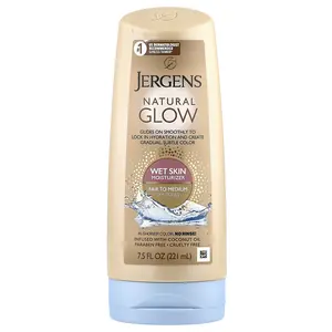 Jergens Natural Glow, Wet Skin Moisturizer, Fair to Medium, 7.5 fl oz (221 ml)