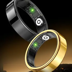 Fitness Technology Wearable Wellness Smart Ring - Bluetooth-Connected, Mobile-Linked Portable Health Monitor with Sleep Stage Analysis, Waterproof for Daily Monitoring, Smart Rings