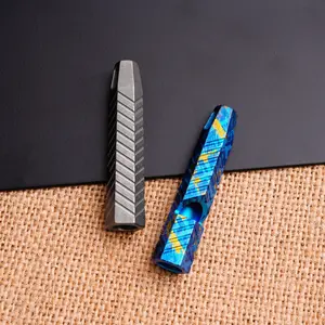 Multifunctional Training Whistle, Titanium Lifesaving Whistle, Small Edc Tool, Durable Lightweight Design, Ideal for Outdoor Activities