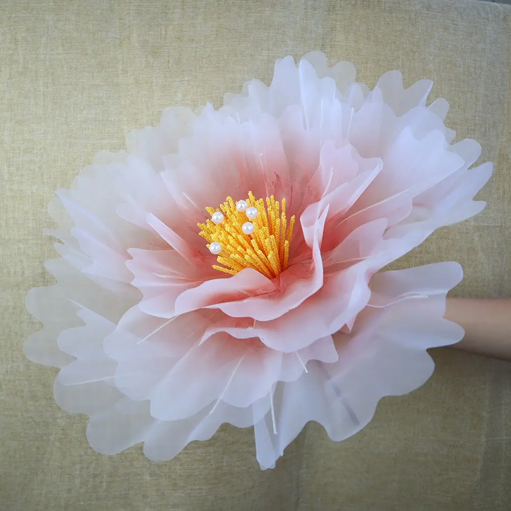 Decorative Faux Flower for Wedding and Outdoor Events, Large Silk Peony Ideal for Christmas Halloween Valentine's Day Gifts