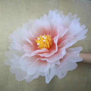 Decorative Faux Flower for Wedding and Outdoor Events, Large Silk Peony Ideal for Christmas Halloween Valentine's Day Gifts