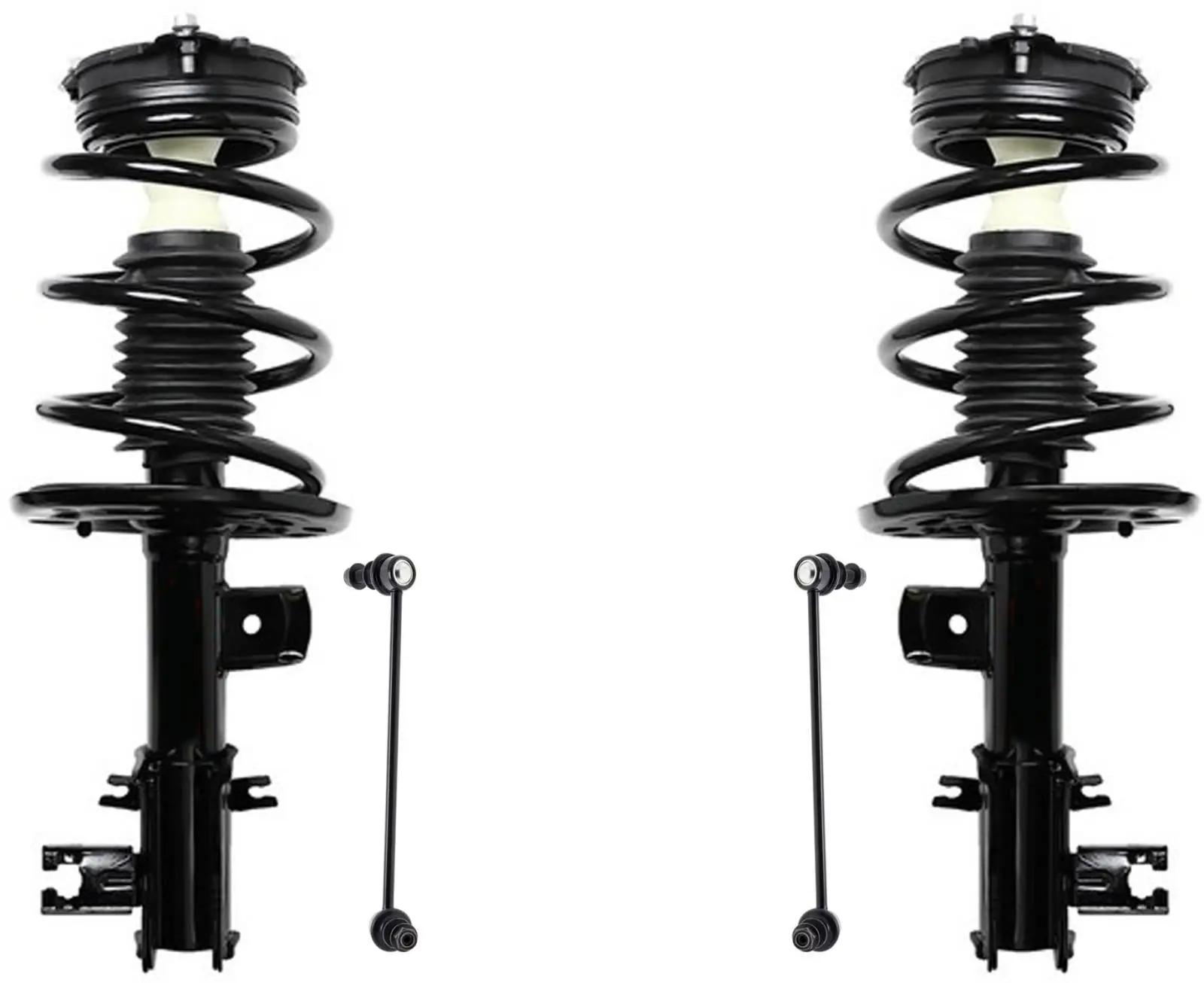 Front Struts W/ Coil Spring & Sway Bar Links For Nissan Altima 2014 2015 2018