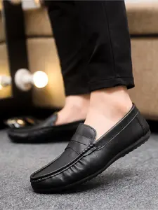 2026 New Spring and Summer Collection for Men, Slip-On Lazy Shoes Without Laces, Soft Leather and Breathable, Penny Loafer Moccasins, Business Casual Commute Shoes
