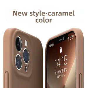 Premium Liquid Silicone Casing for iPhone 17 Pro Max, 16, 15 Pro, 14 Plus, 13, 12 - Ultra Slim Soft Shockproof Cover, Full Camera Lens Protector, Trendy Street Style for Men & Women (Sports & Outdoor Fitness Hand Strengthener Accessory)