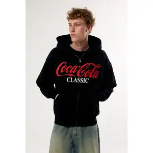 Coca-Cola Men's by Pacsun Coke Ice Cold Zip Up Hoodie